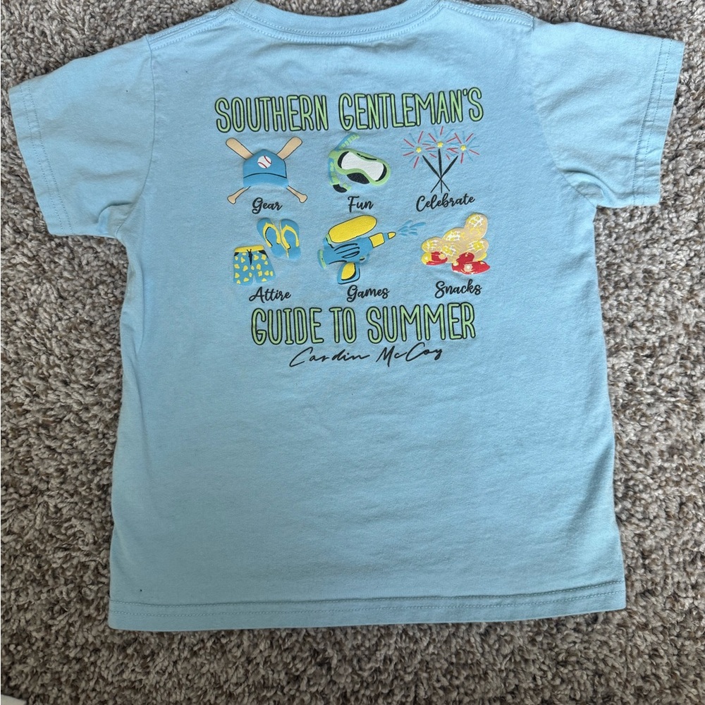 Light Blue Kids Tee